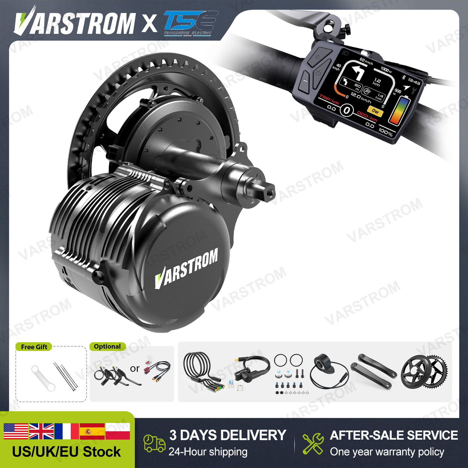 [Amerykańska dostawa w ciągu 3 – Side Hung Mid Drive Motor Kit recenzja i cena